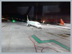 DSCN6833 Vliegveld Malaga vliegtuig van onze medereizizgers die via Amsterdam gaan. 